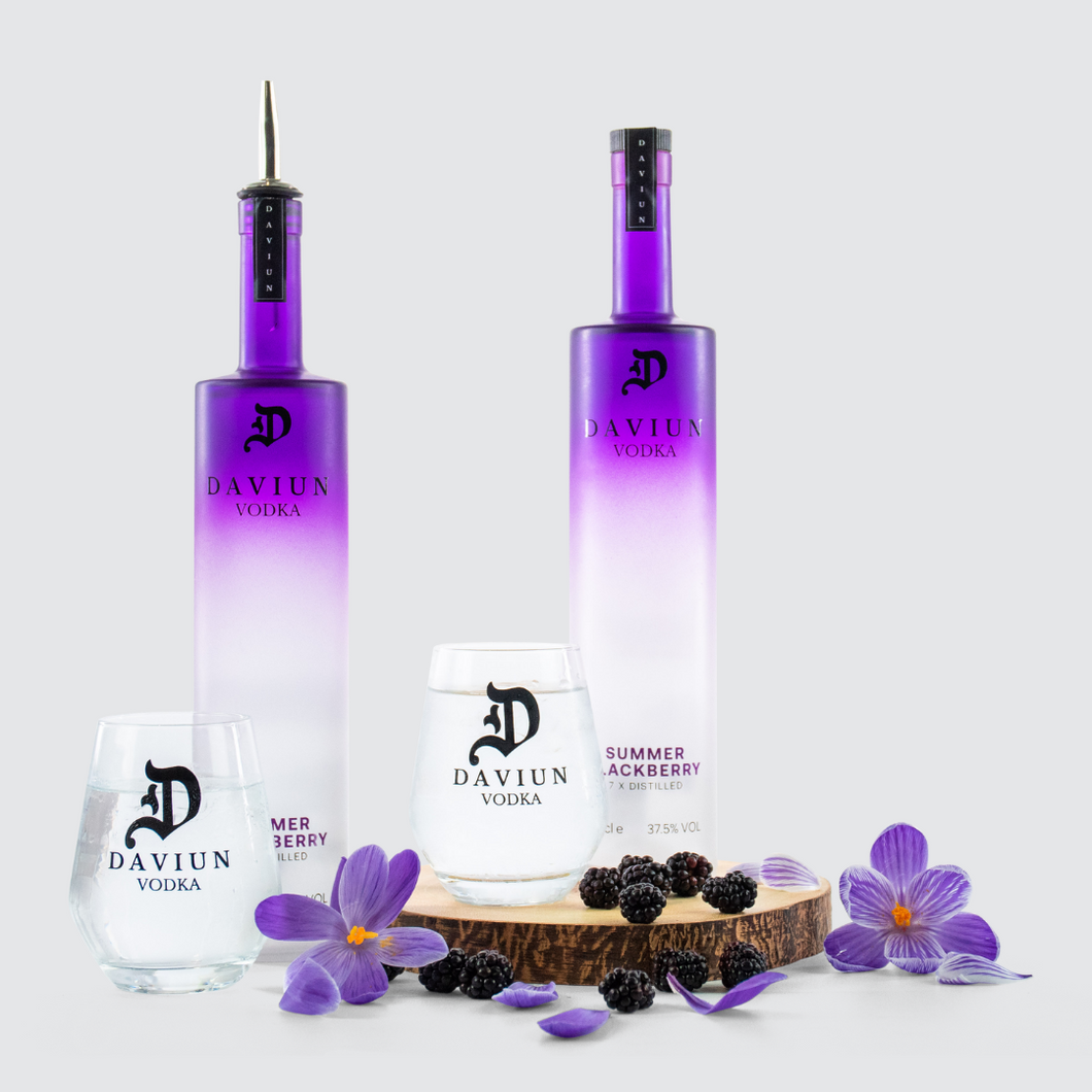 Daviun Vodka Summer Blackberry (Luminous Bottle)