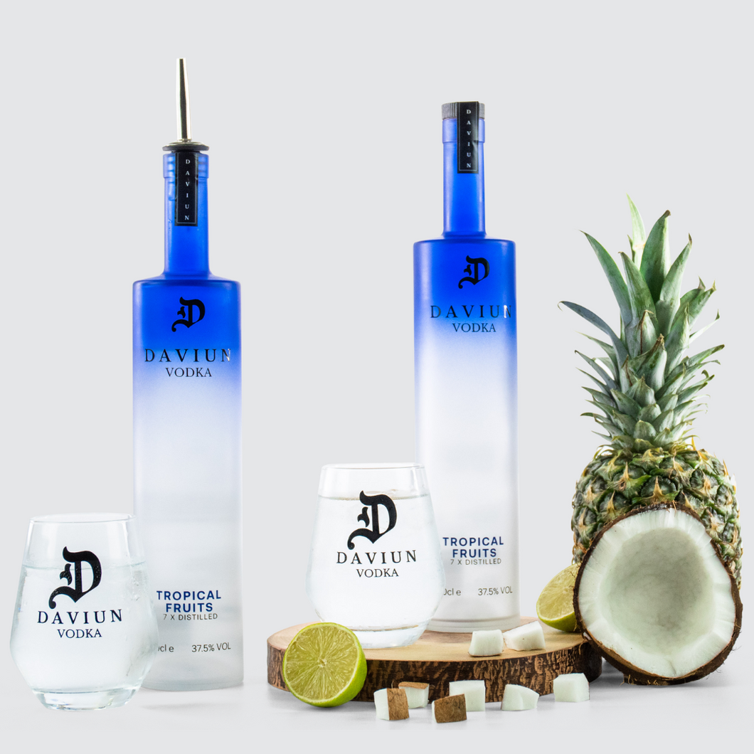 Daviun Vodka Tropical Fruits (Luminous Bottle)